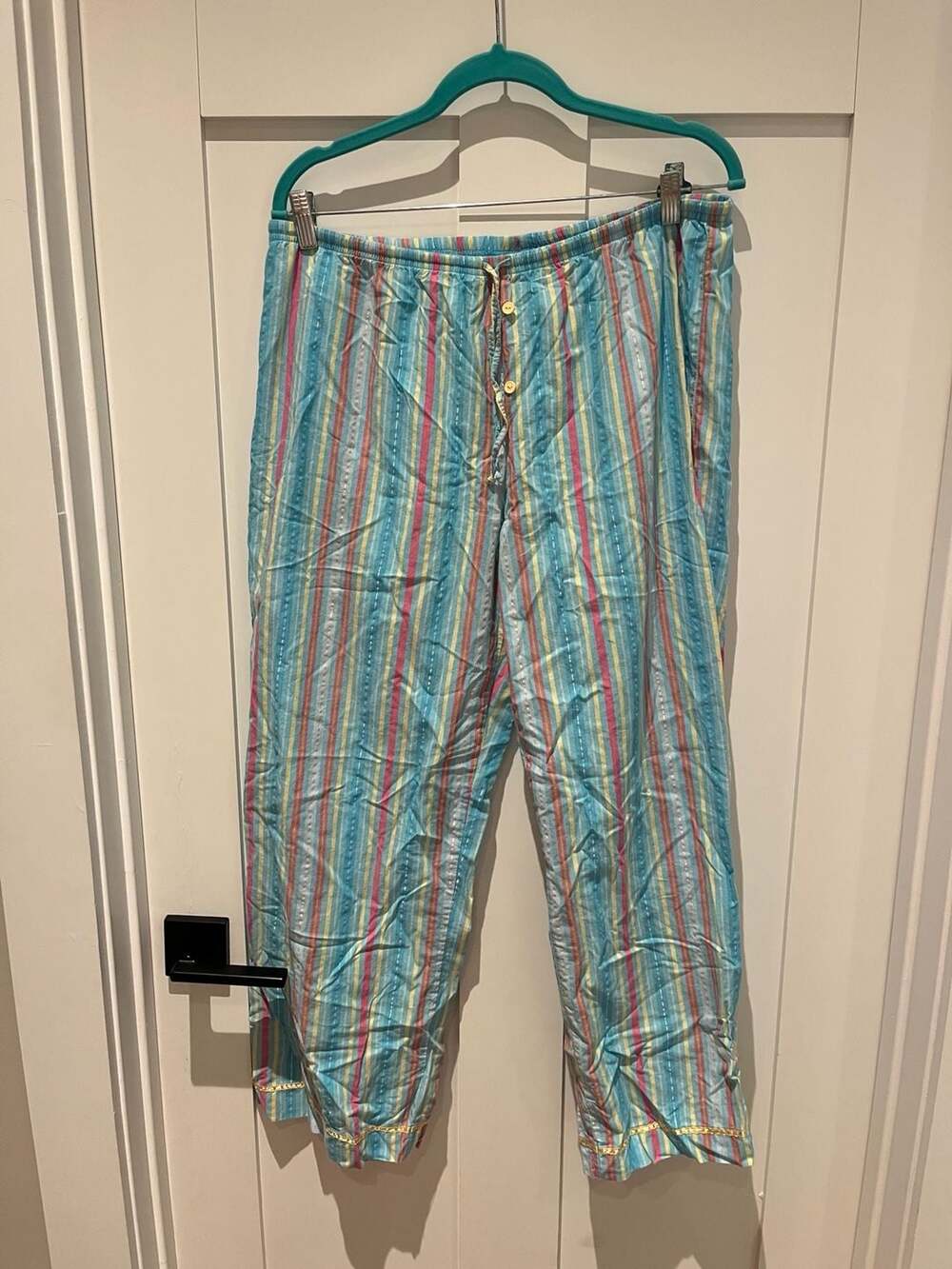 The World of Disney Tinker Bell Striped Pajama Pants Size 1X